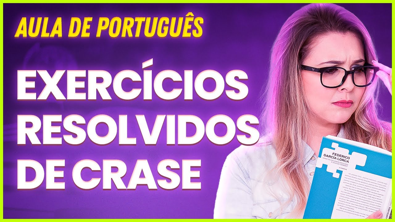 EXERCÍCIOS RESOLVIDOS DE CRASE - Professora Pamba