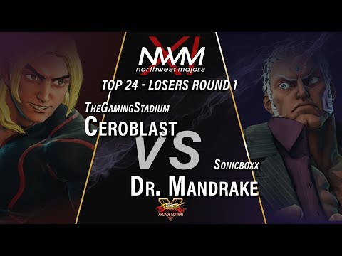 #NWMXI #SFV TOP 24 L1 - TGS CeroBlast (Ken) vs SONICBOXX Dr. Mandrake (Urien)
