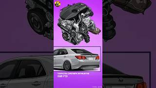 TOYOTA CROWN ENGINE ANIMATION