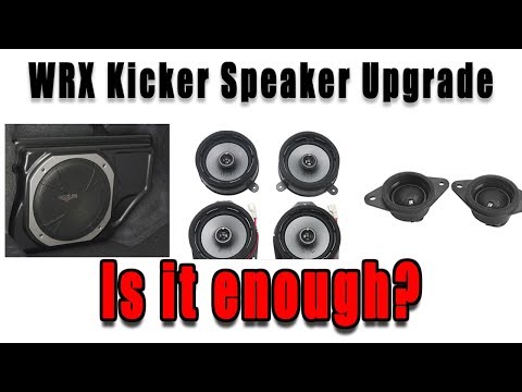 WRX Kicker Speaker Upgrade Review: Is it worth it?