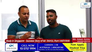 Singapore में अगर Study करनी है तो बस एक नाम याद रखो Singapore Visa King - Aman Arora