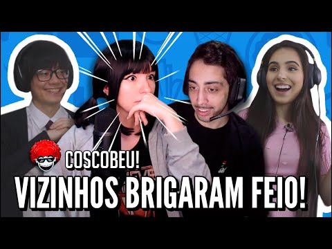 JOVENS REAGEM A QUANDO OS VIZINHOS RESOLVEM TRETAR NA LIVE - LIVES ENGRAÇADAS - COSCOBEU
