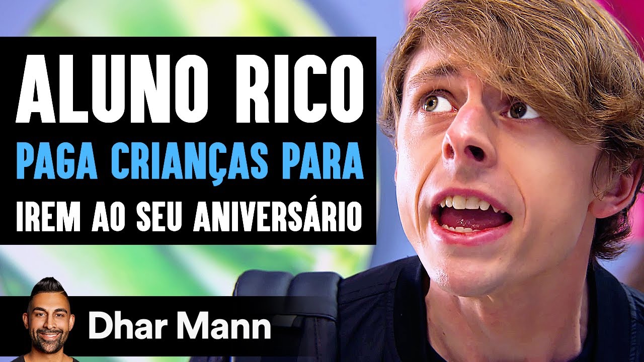 Aluno Rico Paga Crianças Para Irem Ao Seu Aniversário | Dhar Mann Studios