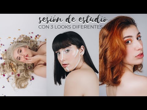 Hacemos una SESIÓN EN ESTUDIO | 3 looks diferentes - Lorena Domínguez