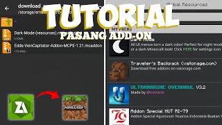 Download lagu CARA MEMASANG ADDON DAN TEXTUREPACK DI MINECRAFT 1.21  PAKE ZARCHIVER || SIMPLE 100% WORK!! mp3