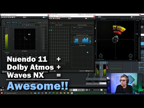 Monitoring Dolby Atmos with Waves NX in Nuendo 11