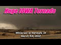 HUGE Iowa EF-4 Wedge Tornado Intercept Winterset, IA: March 5th, 2022