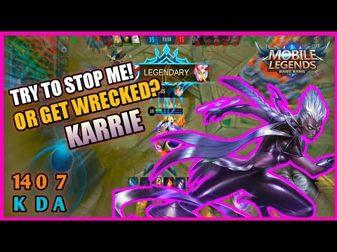 KARRIE FAST FARM | PERFECT GAMEPLAY | THE KILLING MACHINE | MLBB