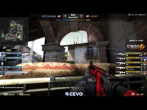 AGENT vs ESC Gaming Game 1 (CEVO-M CS:GO Season 7) - Helium & Metuz