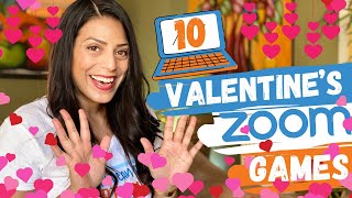 10 FUN VALENTINE'S DAY ZOOM GAMES | Virtual Games for Parties, Education & Teletherapy