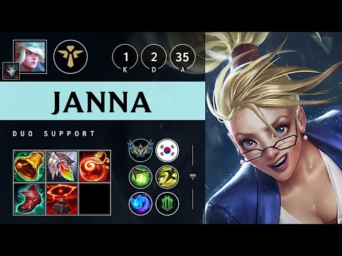 Janna Support vs Alistar - KR Challenger Patch 25.20