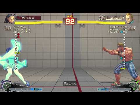 NINOMAE (Rose) vs J。(Abel) - USF4 *60fps/1080p*