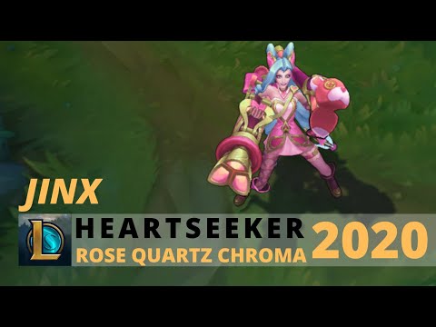 Heartseeker Jinx Rose Quartz Chroma 2020 - League Of Legends