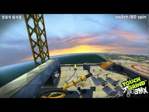 beating illusion labs record on skyline - Touchgrind BMX