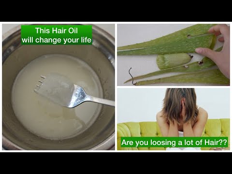 Aloe vera + Castor Oil + Coconut Oil for hair growth...