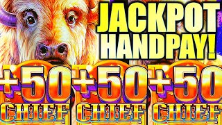★JACKPOT HANDPAY!★ BRAND NEW!! BUFFALO CHIEF PLATINUM Slot Machine (ARISTOCRAT GAMING)