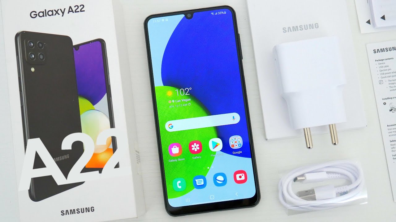 Samsung Galaxy A22 4G/LTE Unboxing, Hands On & First Impressions!