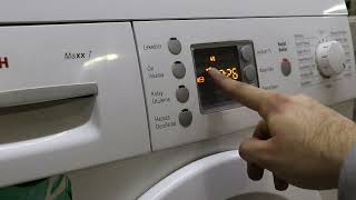 How to deactivate Bosch washingmachine child lock | WAE series.7kg