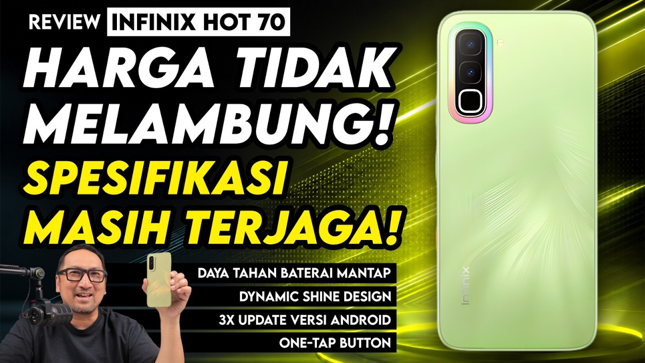 Harga Masih Masuk Akal di 2026! Spek Tetap Solid, Baterai Awet - Review Infinix Hot 70