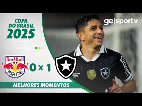 Gols e lances de Red Bull Bragantino x Botafogo