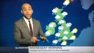 Alex beresford slutty weather live tv blunder