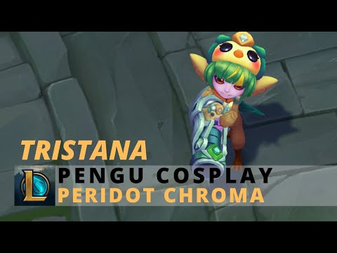 Pengu Cosplay Tristana Peridot Chroma - League Of Legends