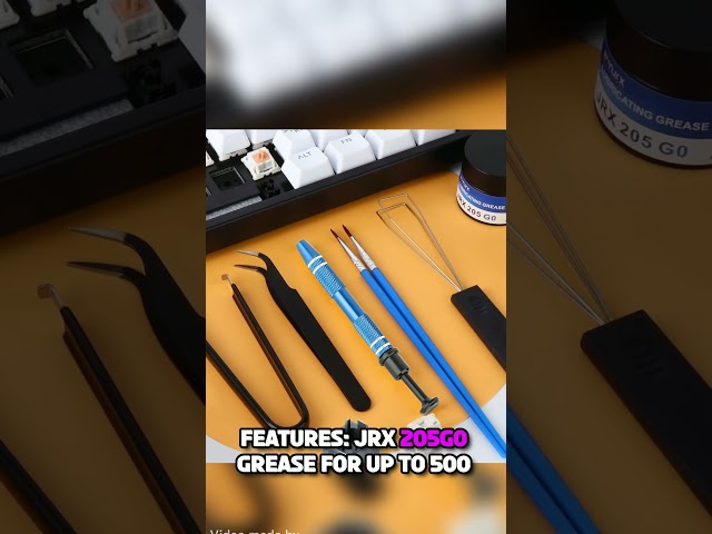 Vídeo relacionado con RunJRX Kit Lubricante para Teclado JRX 205G0 15g, Almohadilla, Película y Herramientas