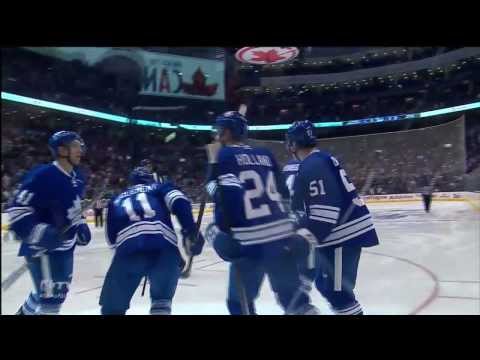 McClement Goal - Bruins 3 vs Leafs 2 - Dec 8th 2013 (HD)