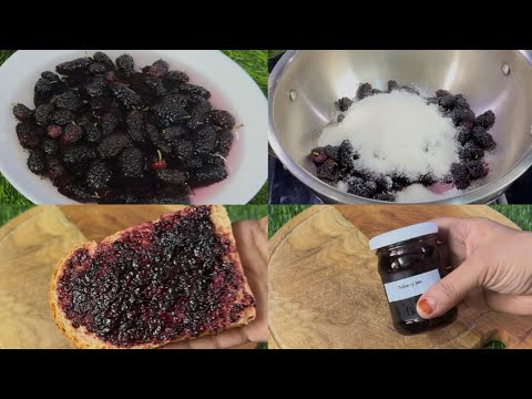 Mulberry Jam Recipe | Just 3 Ingredients Mulberry Jam Recipe |Homemade Jam