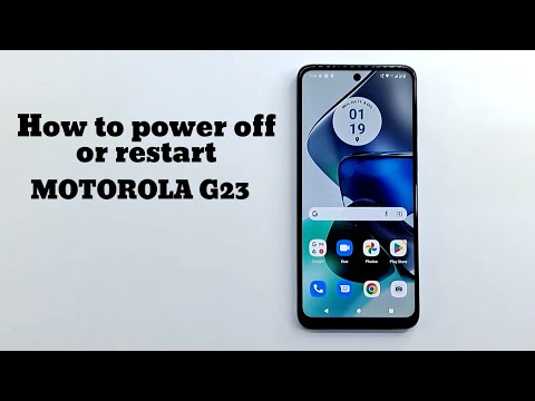 How to turn off or restart Motorola G13 / G23 / G53 / G73 / E13