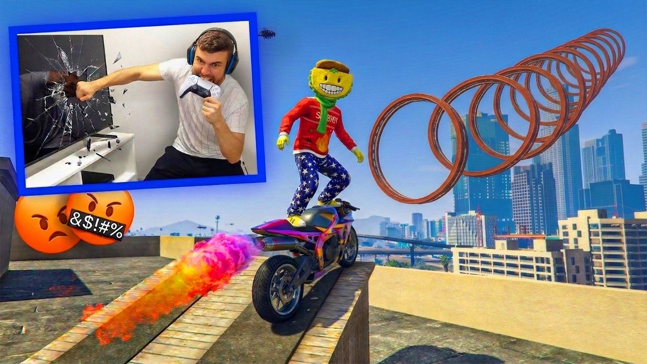 LA CARRERA QUE ME HIZO EXPLOTAR!! ROMPO TODO!!   GTA 5 ONLINE