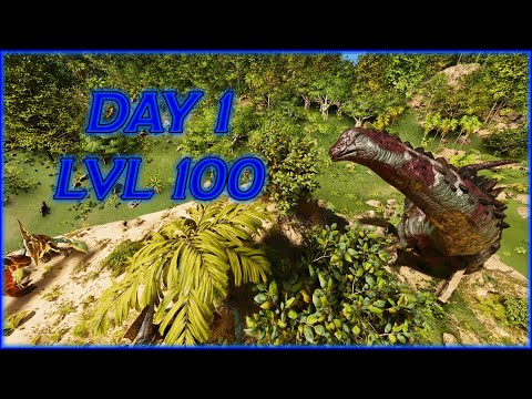 The Fastest Way to Reach Level 100 in ASA on Day 1 | ARK Survival Ascended Small Tribes