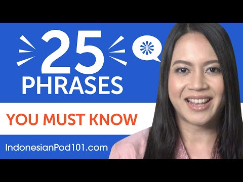 25 Phrases Every Indonesian Intermediate Learner Must-Know