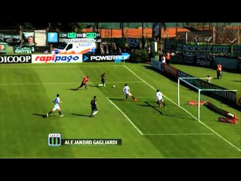 Gol de Gagliardi. Nueva Chicago 1 - Douglas 1. Fecha 18. B Nacional. FPT