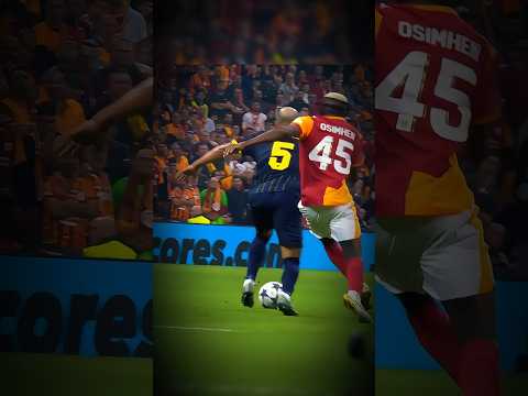 Crazy Osimhen Tackle Shocks Galatasaray! 🤯⚡ | Champions League