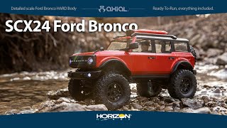 Axial SCX24 Ford Bronco 2021 1:24 4WD RTR modrý