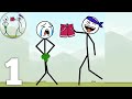Satisdom WEEGOON Funny Stickman All Levels 1 40 Gameplay Walkthrough