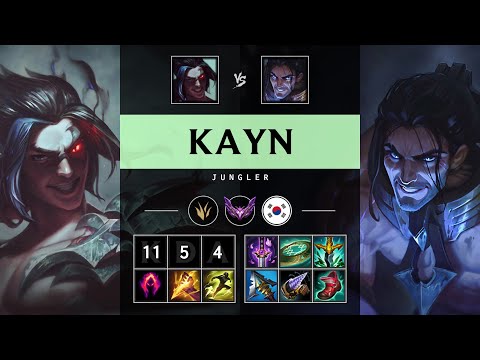 Kayn Jungle vs Sylas - KR Master Patch 25.18