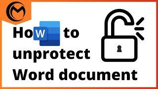 How to unprotect Word document in Microsoft Word