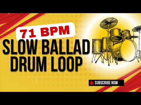 71 BPM Sidestick Ballad Drum Loop | Perfect Practice Track for Guitar, Bass & Keys