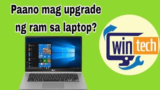 Paano mag upgrade Ng Ram sa Laptop