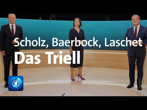 Das Triell – Dreikampf ums Kanzleramt | Baerbock, Laschet, Scholz