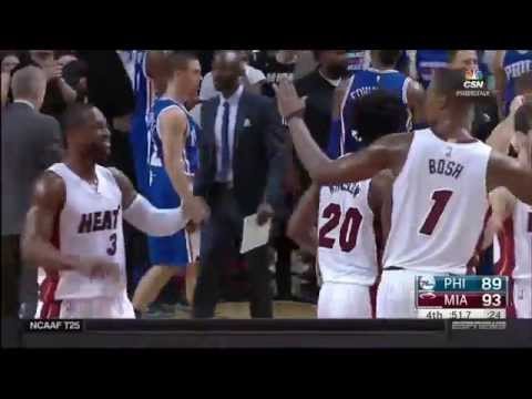 November 21, 2015 - ESPN - Game 12 Miami Heat Vs Philadelphia 76ers - Win (08-04)(Sportscenter)