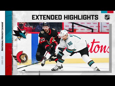 San Jose Sharks vs Ottawa Senators Oct 21, 2021 HIGHLIGHTS