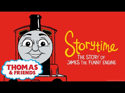Thomas & Friends™ | Story of James the Funny Engine | NEW | Story Time | Podcast for Kids - Kids TV Series, Kingdom Kids Zone - Thomas & Friends