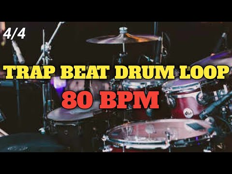 HIP HOP TRAP BEAT DRUM LOOP 80 BPM