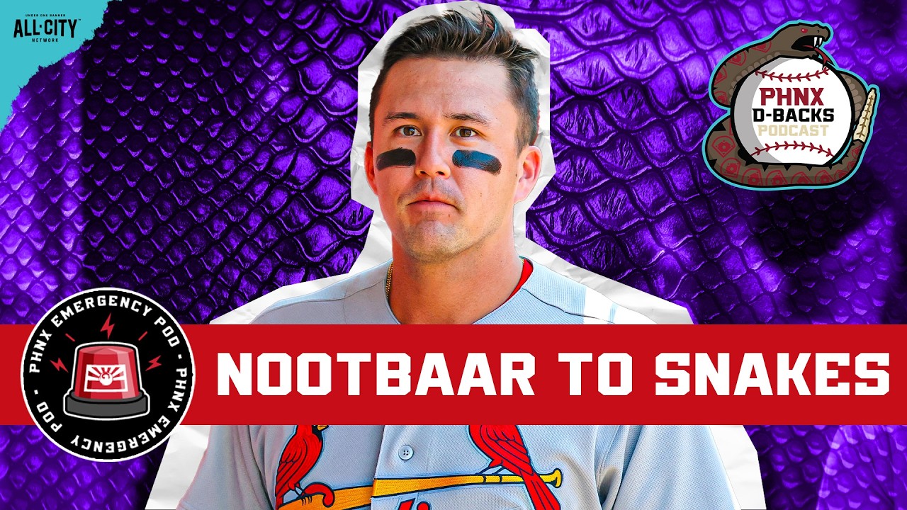 Arizona baseball media discussing the Diamondbacks trade for Lars Nootbaar