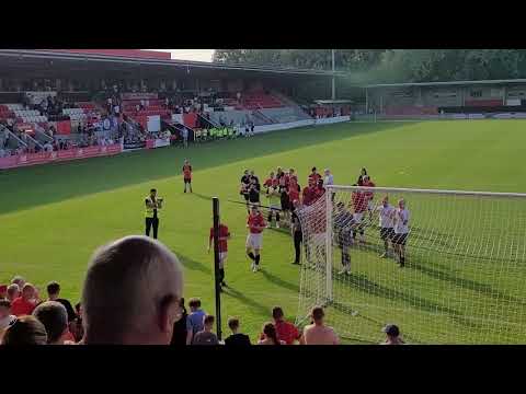 FC United fans at full time against BPA 9/9/2023