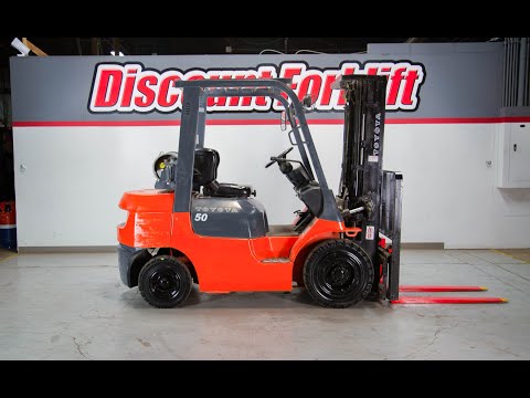TOYOTA 7-series 7FGU25 5,000lbs LP (Propane) #4180 - Forklift for Sale