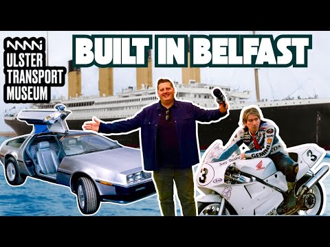 Inside Ulster Transport Museum - DeLorean Cars from Back to the Future to Titanic!